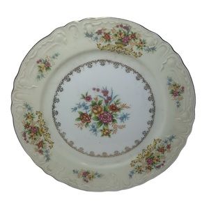 Vintage floral dinner plate Embassy China